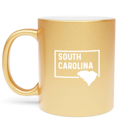 South Carolina Charleston Columbia Mo Pleasant Metallic Mugs