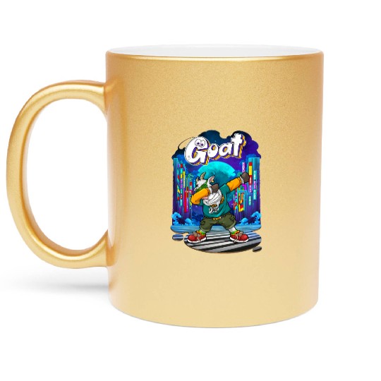 Urban Goat Dancer Hybrid Metallic Mugs