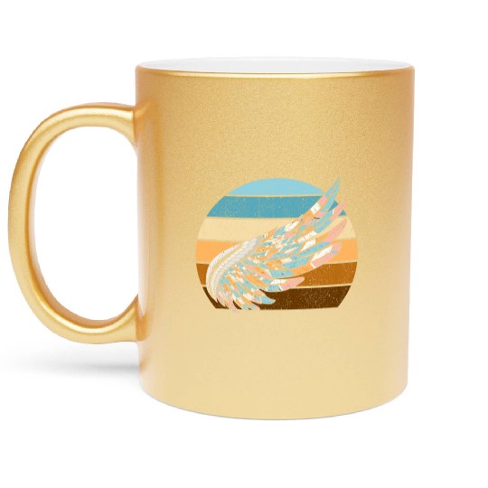 Falconry Bird Falcon Hunting Falconer Metallic Mugs