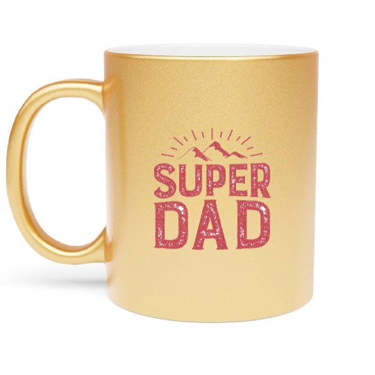 Father's Day : Celebrating the Heroes in Our Lives Metallic Mugs