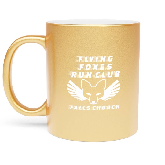 Flying Foxes Run Club Falls Church Metallic Mugs
