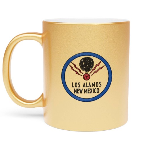Manhattan Project Los Alamos, New Mexico Nuclear W Metallic Mugs