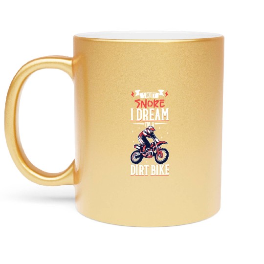 Dirt Bike Dirt Bike Riding Motocross Dirt Biking Metallic Mugs