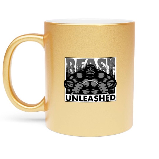 Beast Unleashed design Metallic Mugs