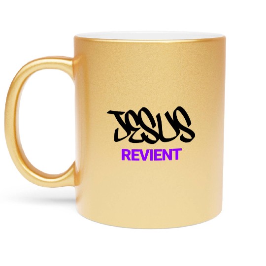 JESUS is coming back Metallic Mugs
