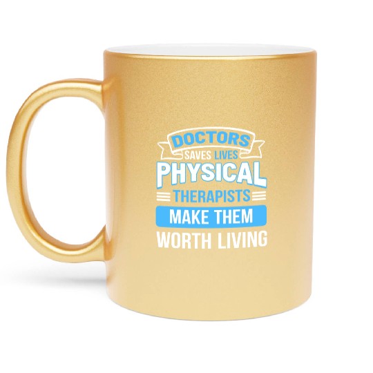 Kinesiologist Physical Therapist Sport Science Metallic Mugs
