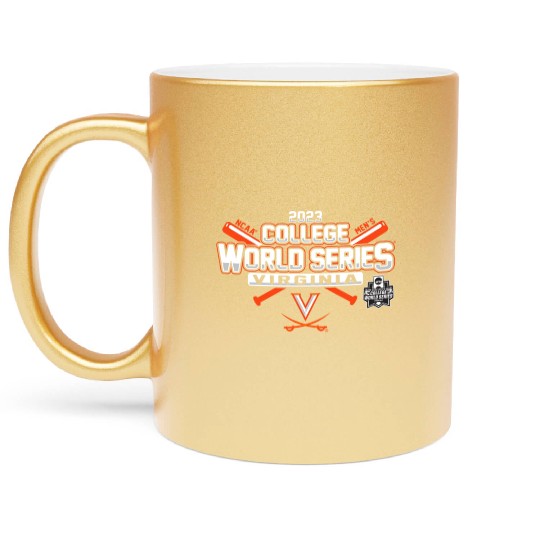 College World Series 2023 Baseball CWS Metallic Mugs