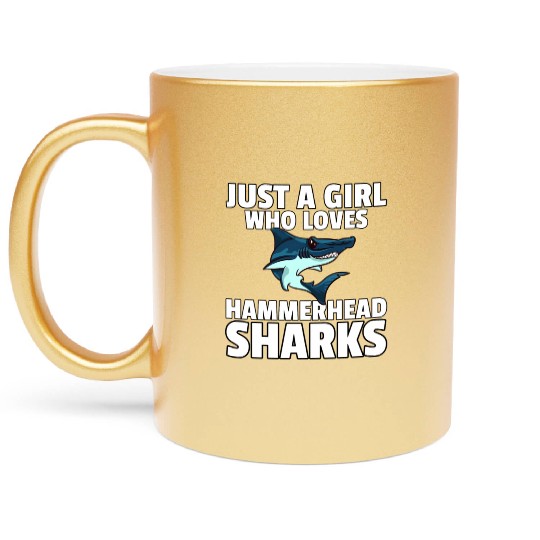 Hammerhead Shark Metallic Mugs
