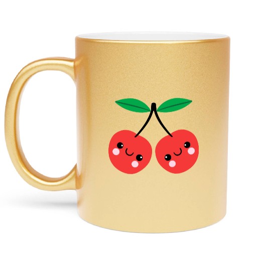 Cherry Friends Metallic Mugs