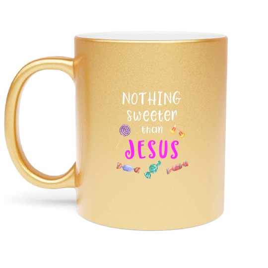Christian , Jesus Trunk Or Treat Candy Metallic Mugs