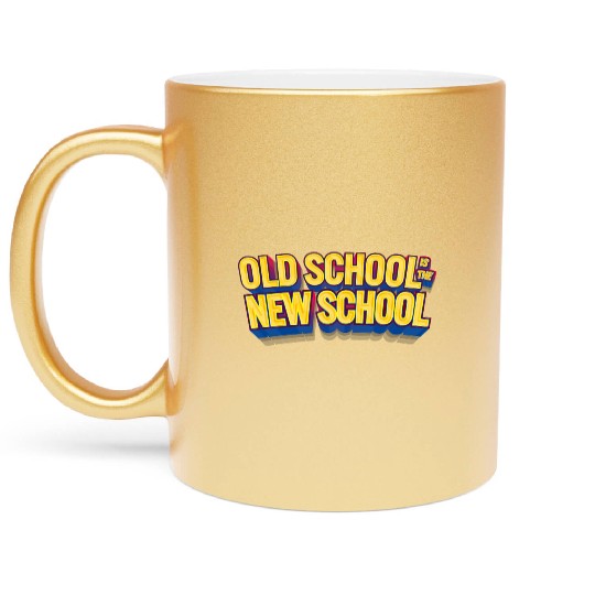 Old School is New School Metallic Mugs