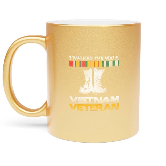 Vietnam Veteran Us Veterans Day For Metallic Mugs