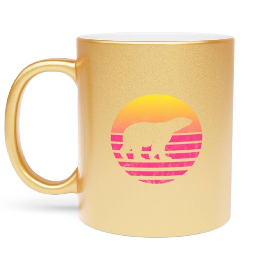 Polar Bear Metallic Mugs