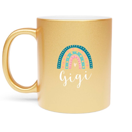 Gigi Rainbow For Grandma Family Metallic Mugs