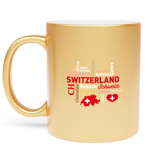 Switzerland Metallic Mugs