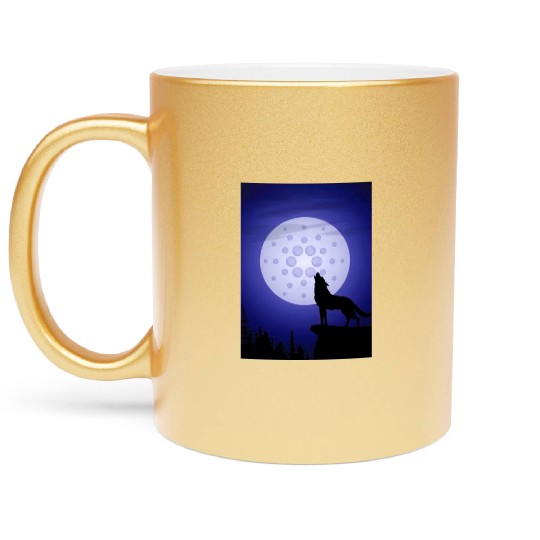 ada cryptocurrency-Crypto Wolf Metallic Mugs