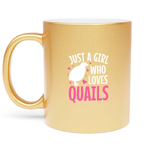 Quails Quail Lover Metallic Mugs