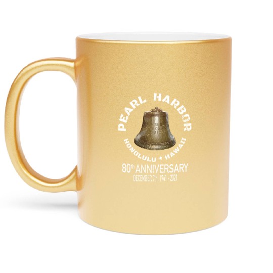 Pearl Harbor Ww2 80Th Anniversary Metallic Mugs
