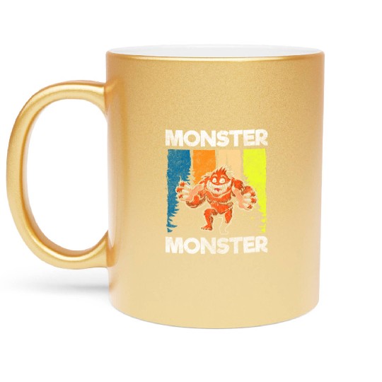 Monster Fright Character Monster Hunter Metallic Mugs