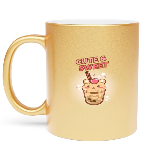 Cute & Sweet Metallic Mugs