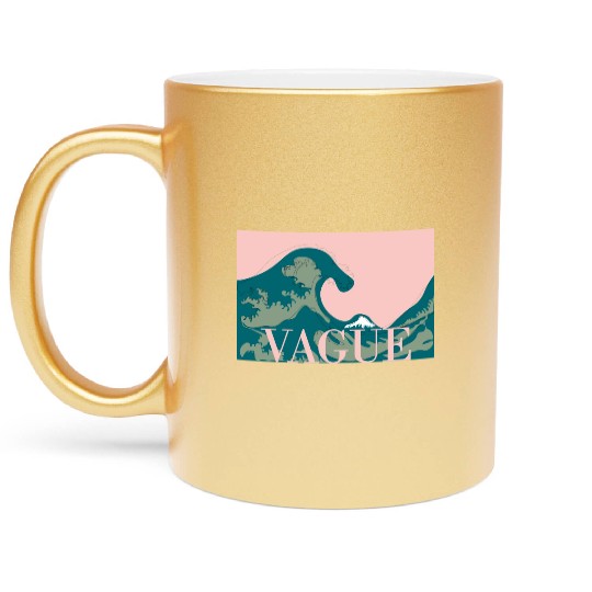 La Grande Vague The Great Wave Metallic Mugs