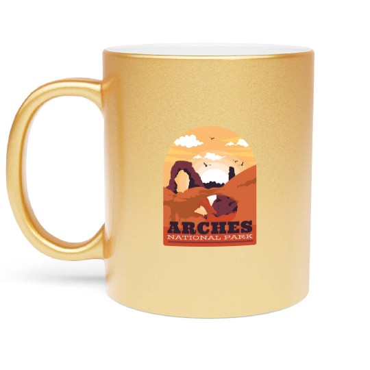 Arches National Park Metallic Mugs