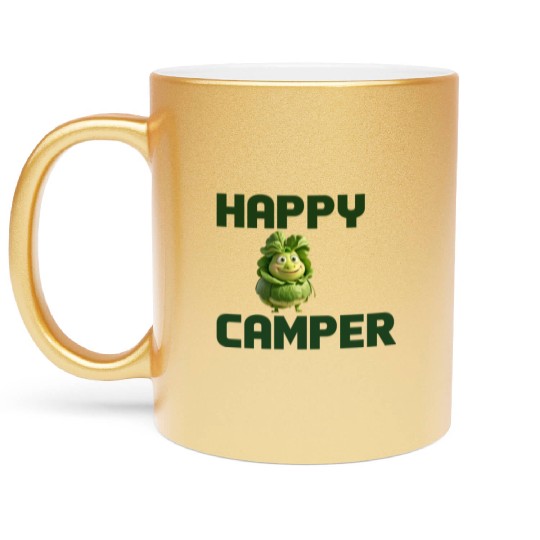 happy camper Metallic Mugs