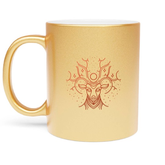 Deer Gold Version Metallic Mugs