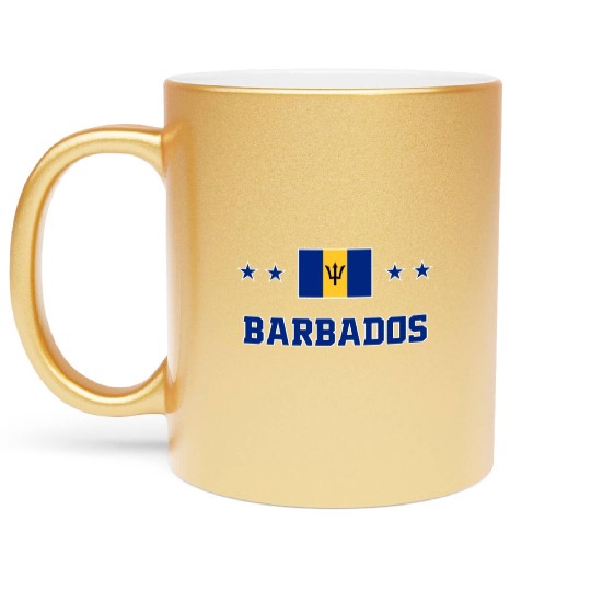 Barbados Metallic Mugs