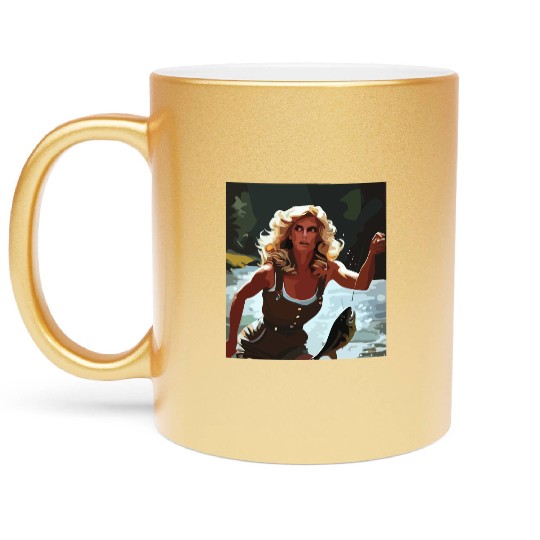 fish Ssurprise Metallic Mugs