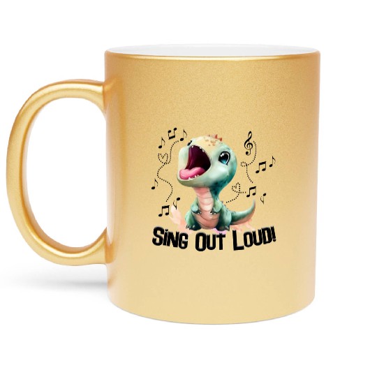 CX4 SING OUT LOUD B1U Metallic Mugs
