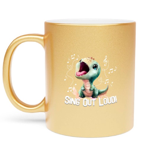 CX4 SING OUT LOUD W1U Metallic Mugs