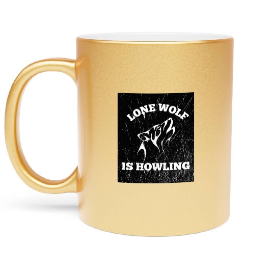 LONE WOLF Metallic Mugs