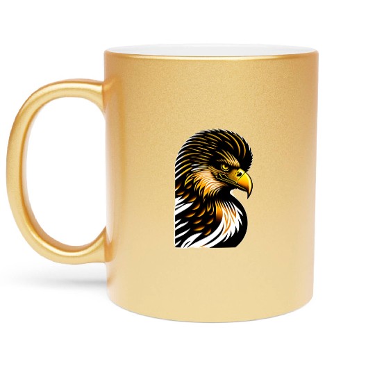 eagle logo"Strength and Freedom: The Eagle's Embra Metallic Mugs