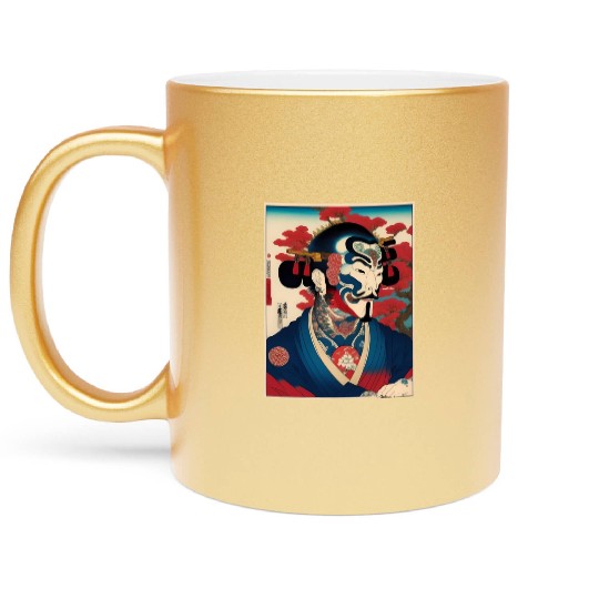 Yakuza Warriors of the Edo Night Metallic Mugs