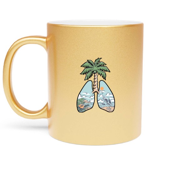 Vacation Great Time Metallic Mugs