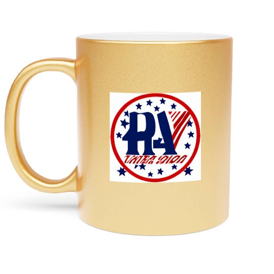 RA USA Metallic Mugs: Red, White, and Blue All the Way!"
