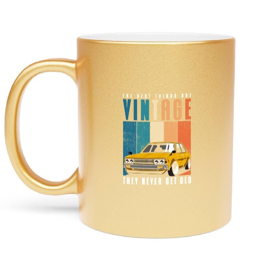 Classic Car Classic Old School Classic Metallic Mugs