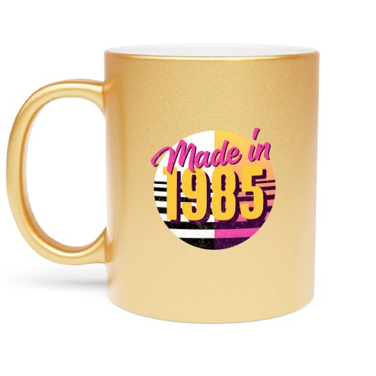 80S Style 1985 Metallic Mugs