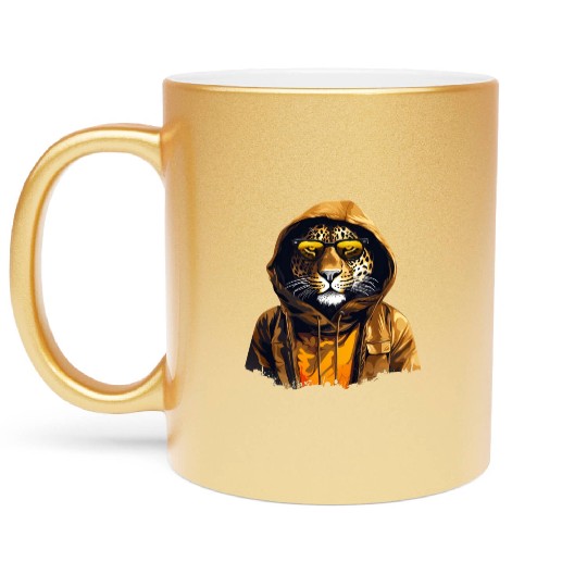 Street Style African Leopard | Leopard Lovers Metallic Mugs