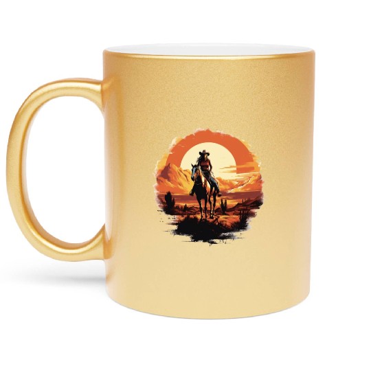 Wild West Journey Metallic Mugs