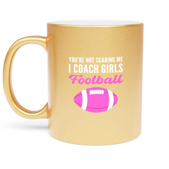 I Coach Girls Assistant Referee Gift Metallic Mugs