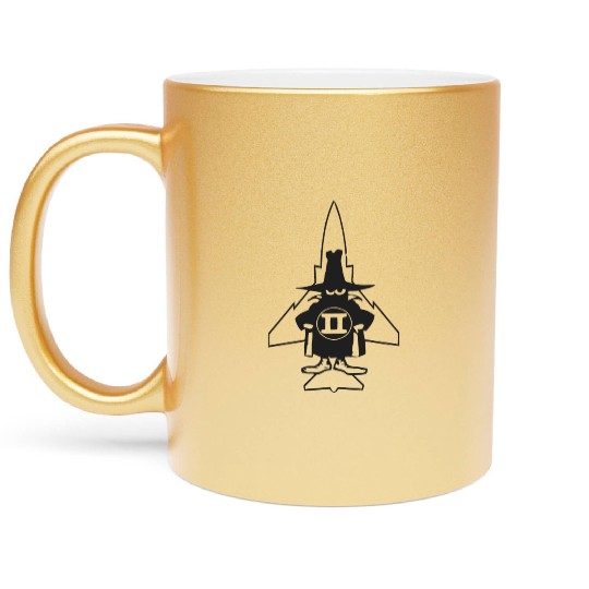 F 4 Phantom II Metallic Mugs