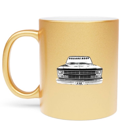 SQUARE BODY Metallic Mugs