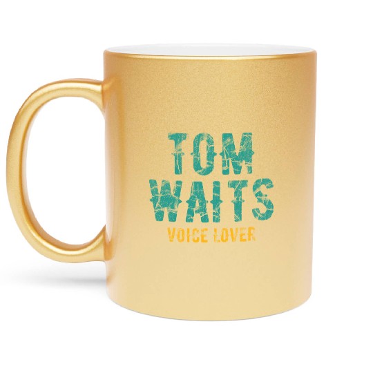 Tom Waits Voice Lover Retro Metallic Mugs