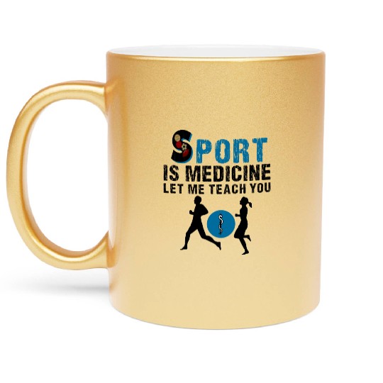 Novelty Apparel Gifts For Gym Trainers Team Metallic Mugs