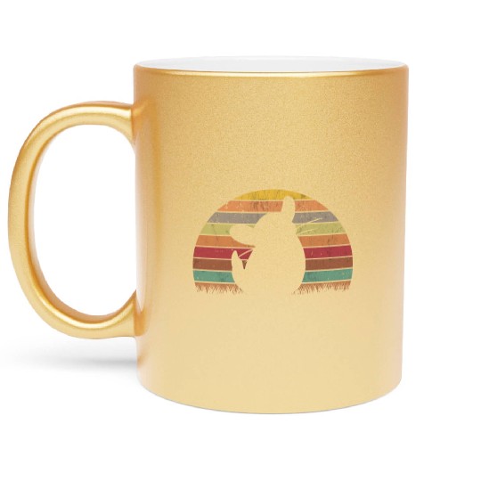 Chinchilla Retro Cotton Mouse Vintage Metallic Mugs