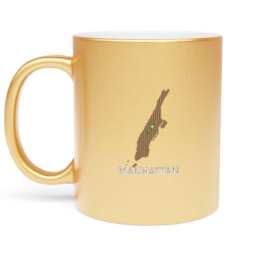 NYC Manhattan Pride Metallic Mugs