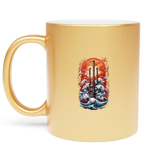 Chinatown Metallic Mugs