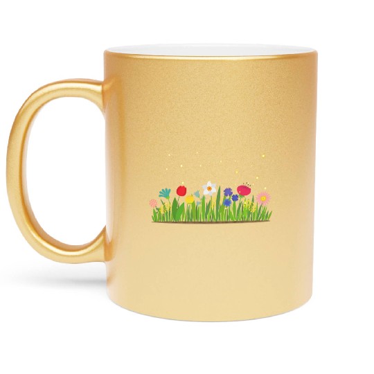 Garden of Firefly Metallic Mugs